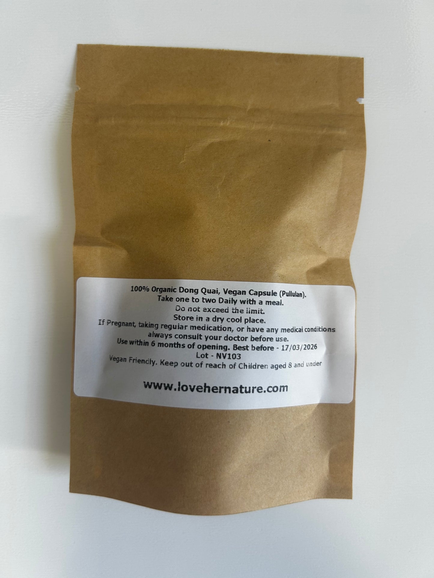 Dong Quai - "Female Ginseng"