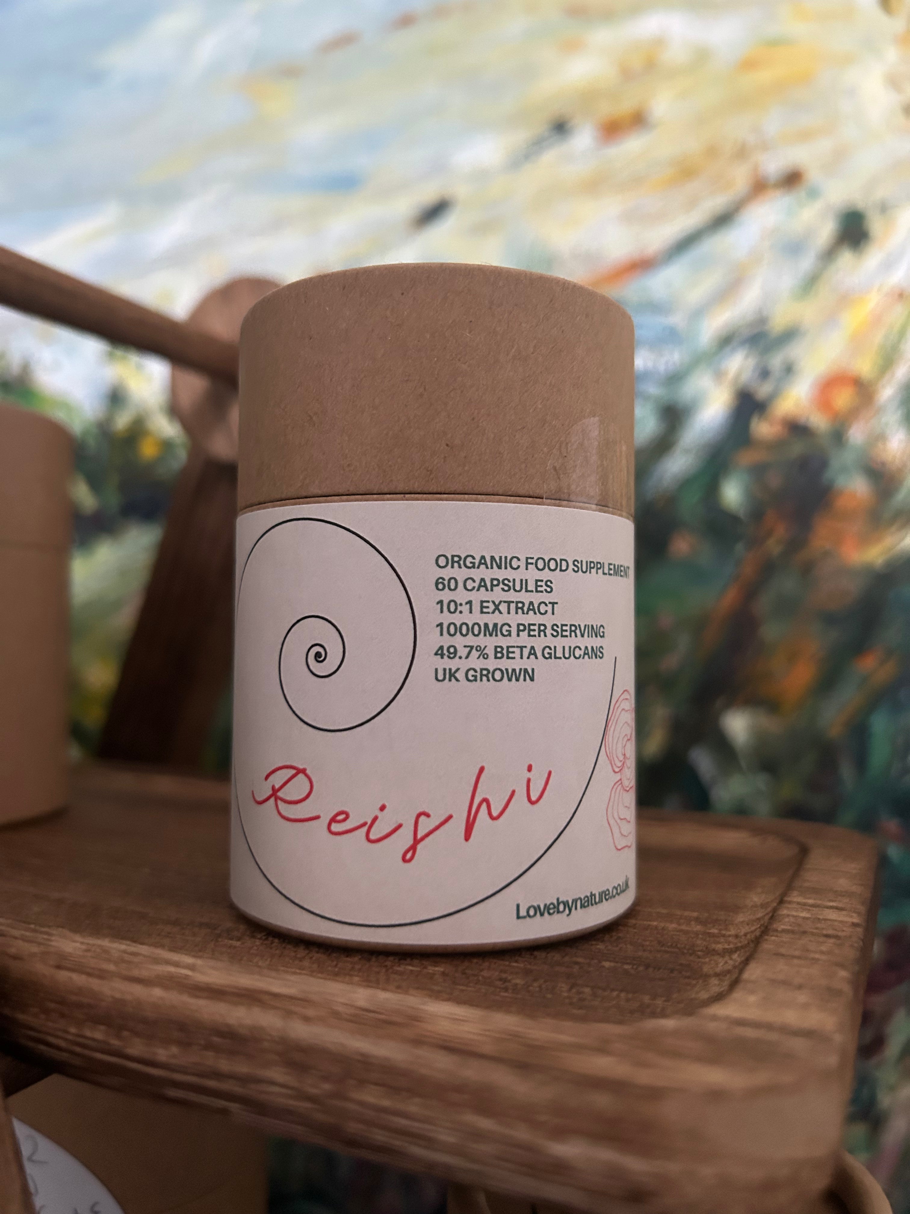 Reishi | Organic Extracted Mushroom Capsules | UK Grown
