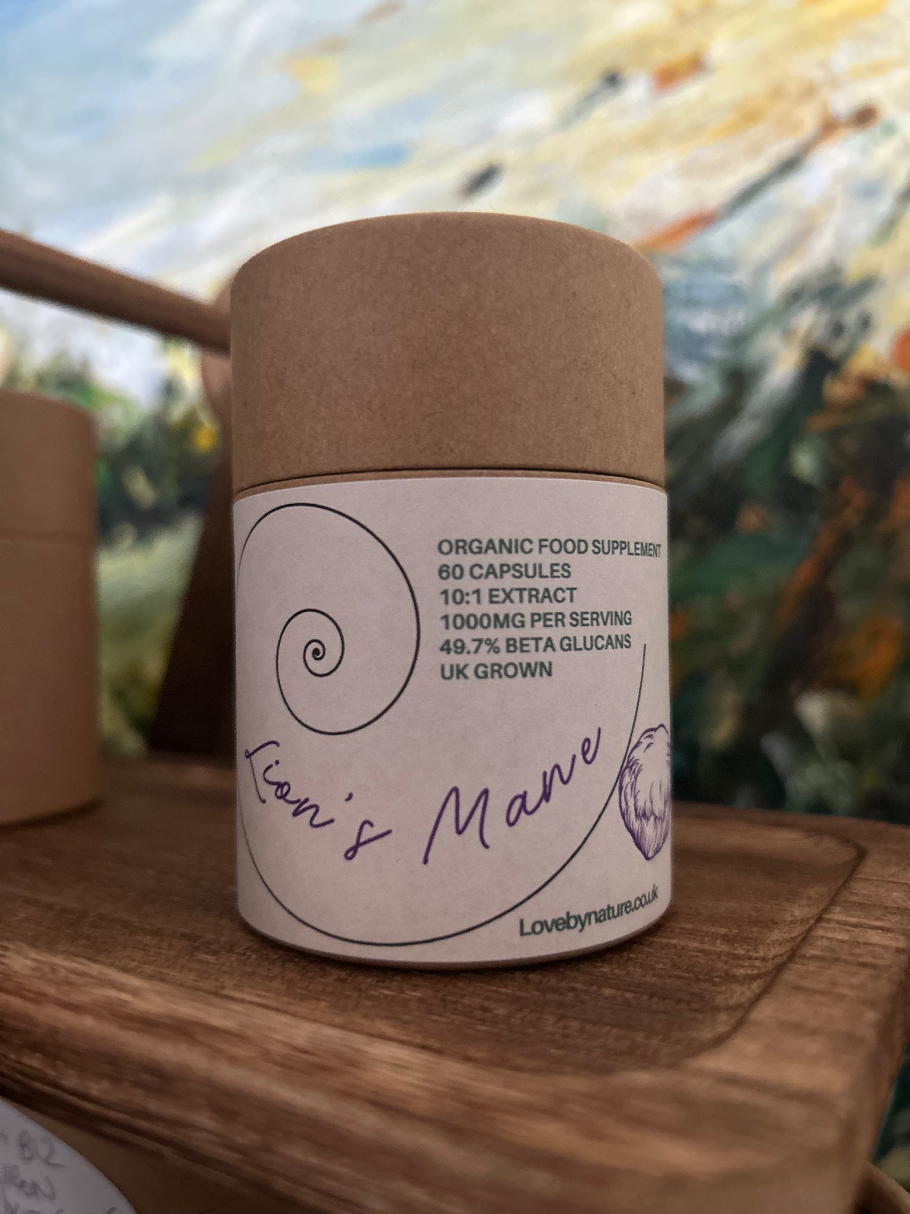 Lion’s Mane | Organic Extracted Mushroom Capsules | UK Grown