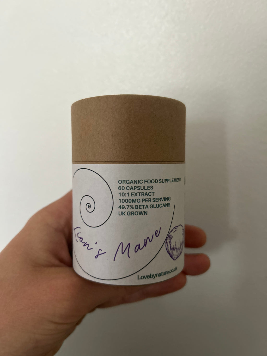Lion’s Mane | Organic Extracted Mushroom Capsules | UK Grown